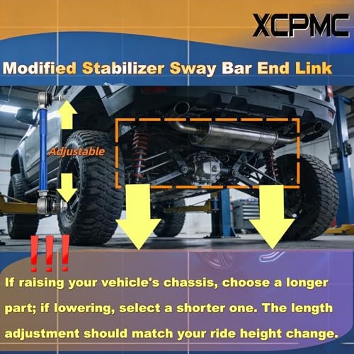 9.84-11.81' m10 Modified Front Sway Stabilizer Bar End Drop Link 2 Pcs Left &