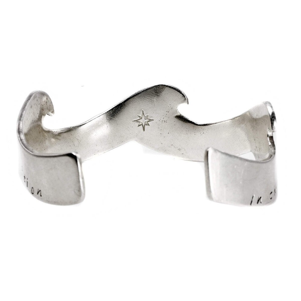Silver Wave Bangle