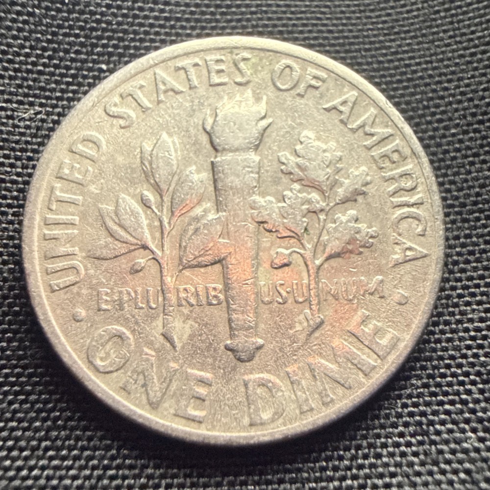 1969 D Roosevelt Dime Circulated Condition