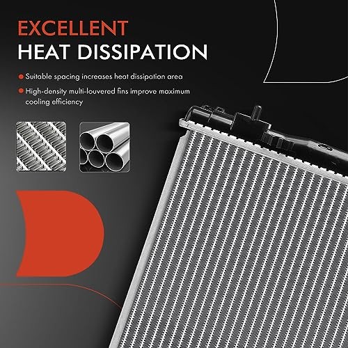 Engine Coolant Radiator Assembly Compatible with Lexus ES350 2013-2018,