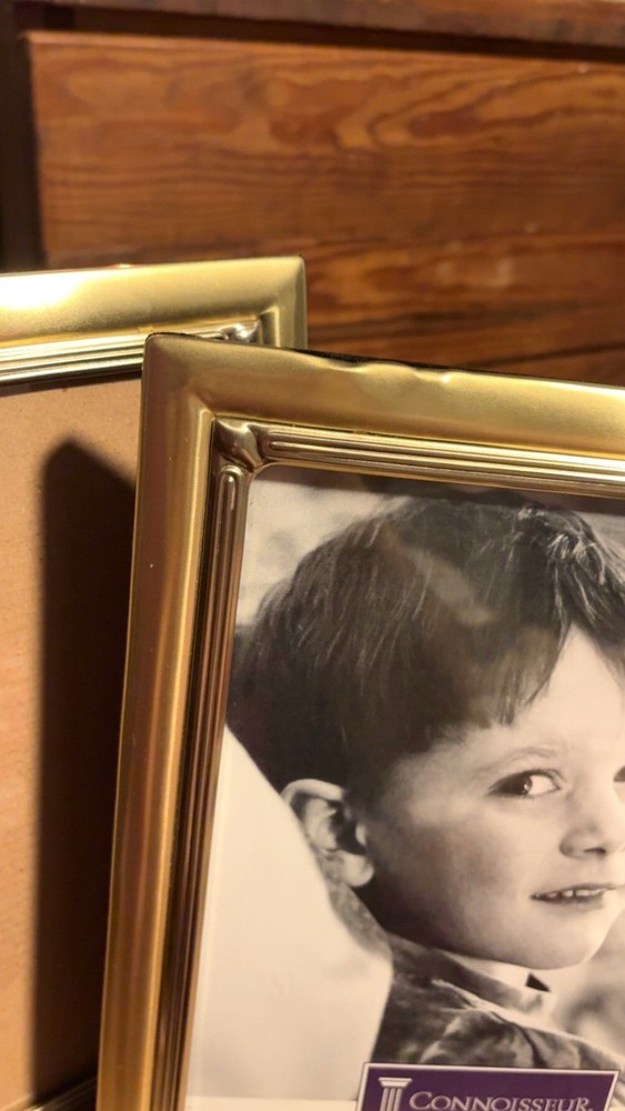Two 8x10 Gold frames