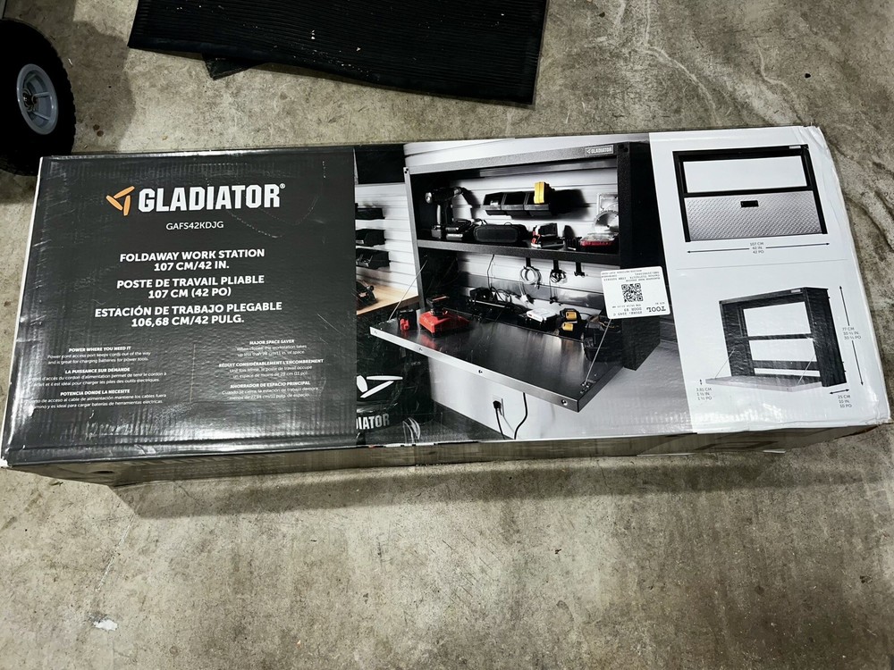 Gladiator Foldaway Workstation 107cm/42in