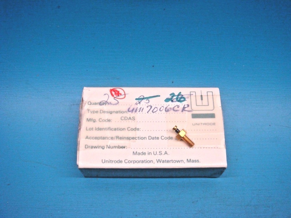 (1) UNITRODE HIGH POWER PIN DIODE 4-40 THREAD