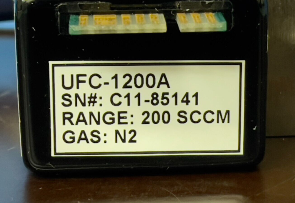 Unit Instruments UFC-1200A Range:200 SCCM Gas:N2 Mass Flow Controller