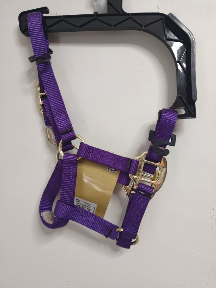 Adjustable Hamilton Halter FOAL 100-200lbs solid brass Hardware
