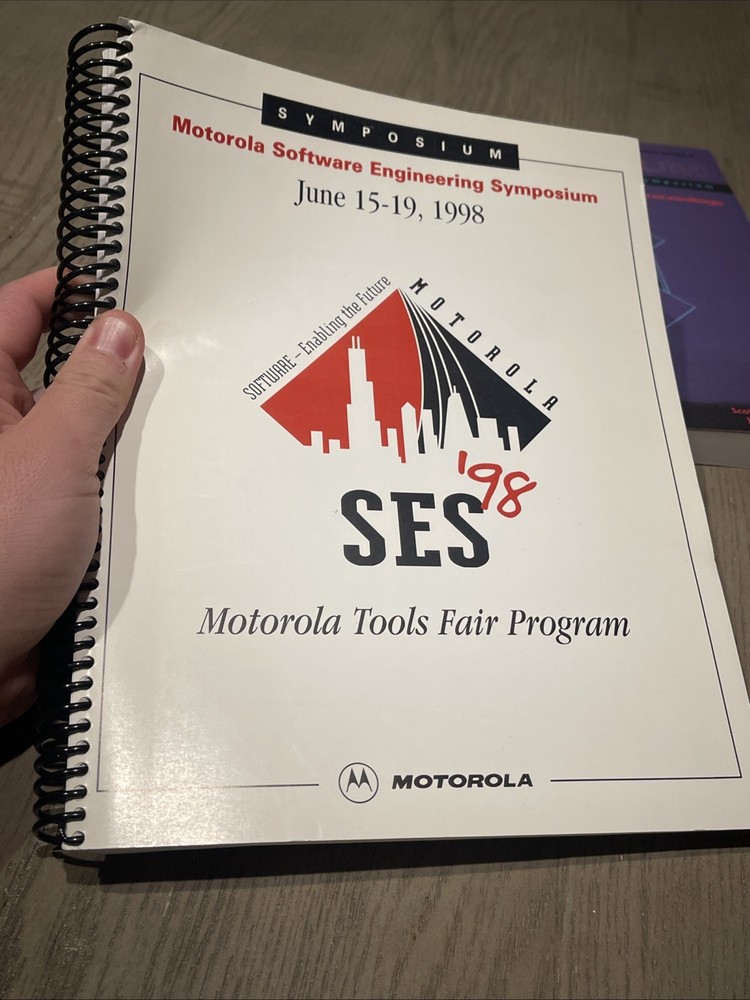 MOTOROLA Software Engineering Symposium Fair Program Arizona 1998 And 1996