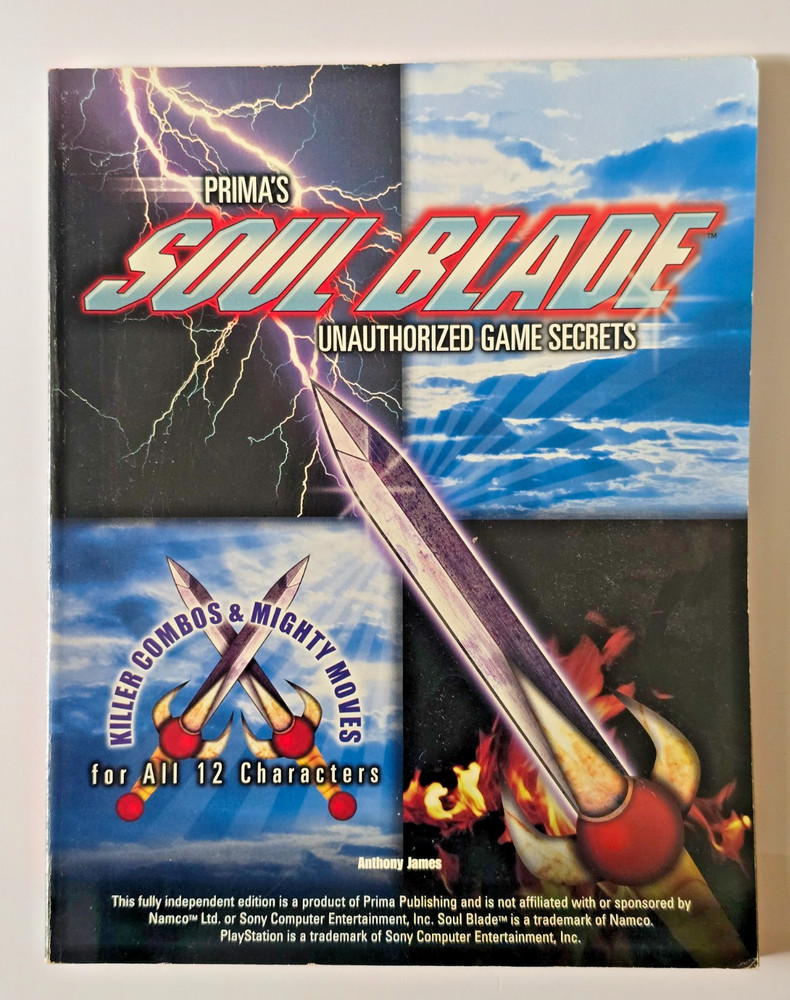 Soul Blade Prima's Unauthorized Game Secrets Strategy Guide