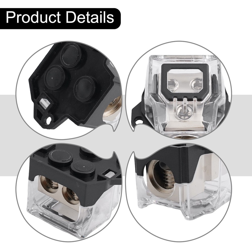Easy Installation 2 Way Power Distribution Block with Secure Connection