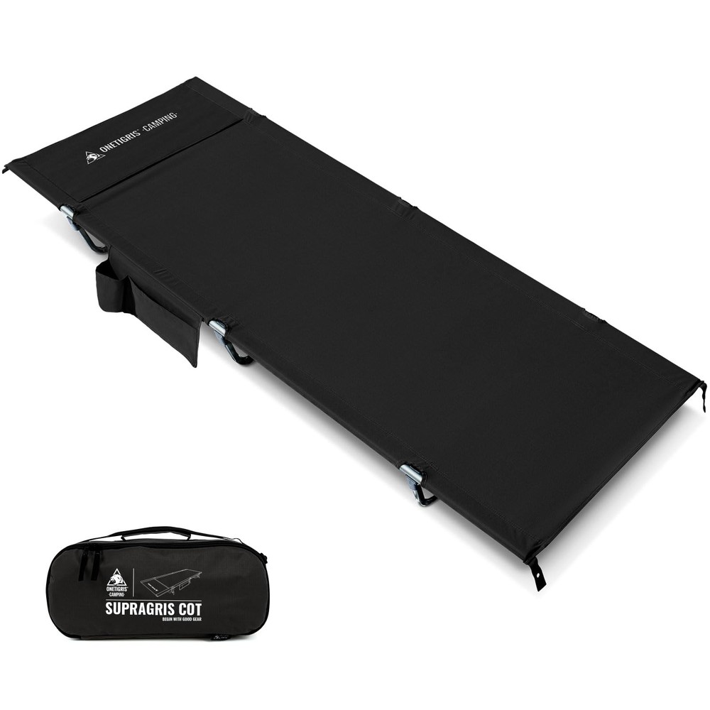 SUPRAGRIS Camping Cot, Support Up to 400lbs, Lightweight Comfortable Folding ...