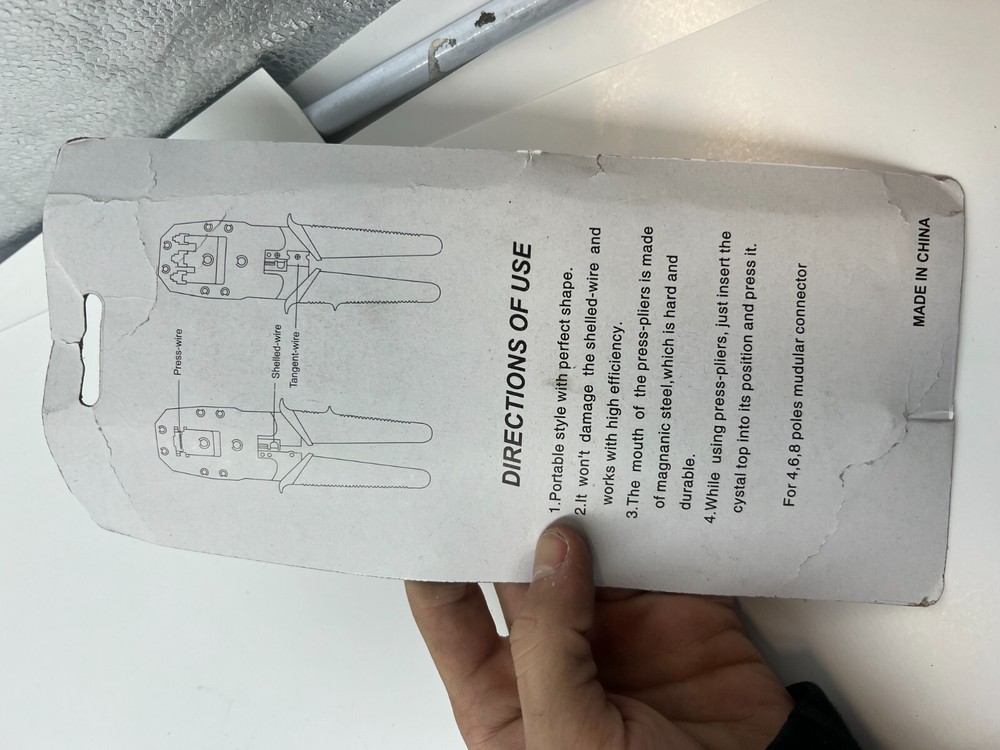 Multi-functional Network Cable Crimper Crimping Pliers TY-315