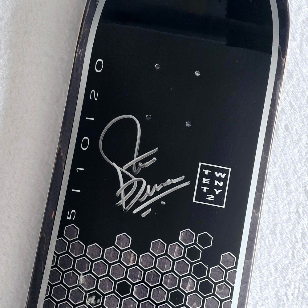 The Berrics Signed Steve Berra Birthday evOLVE Twenty Two Wet Deck 8.5"