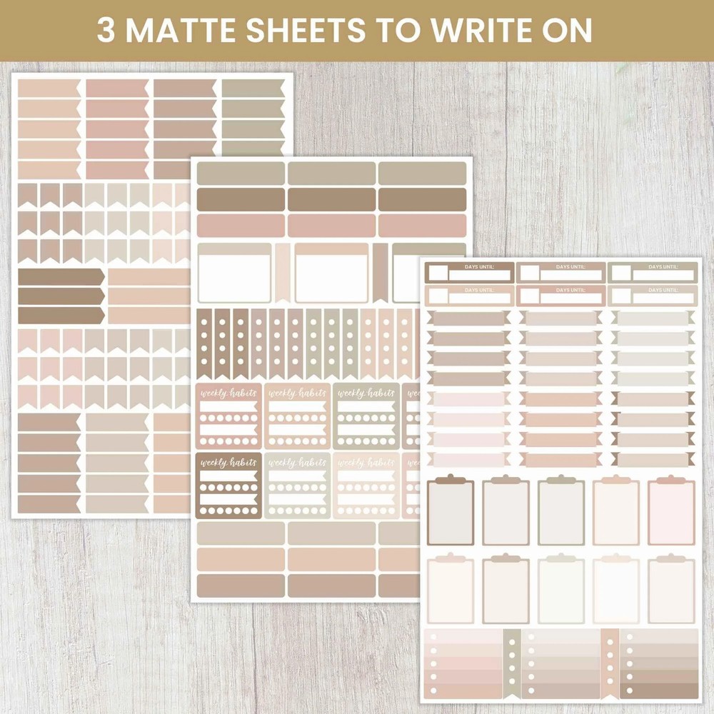 Planner Stickers | Color Coding – Aesthetic Boho