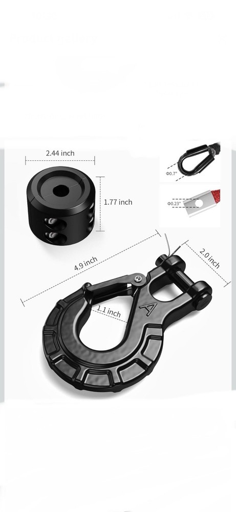 Synthetic Winch Rope Kit