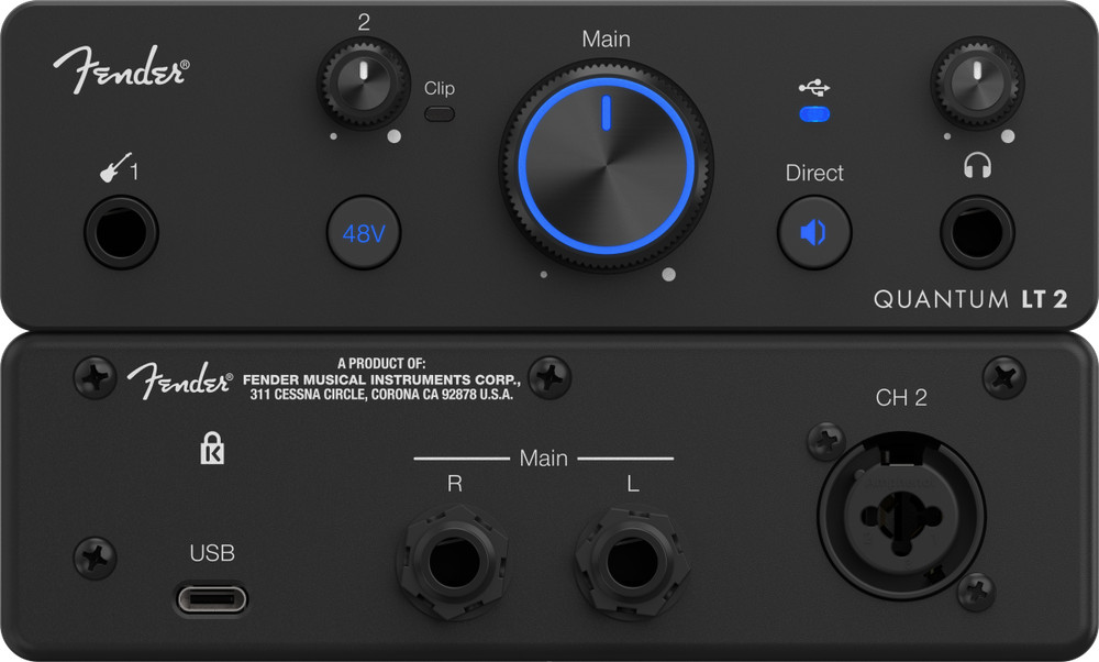 Fender Quantum LT 2 USB-C Audio Interface