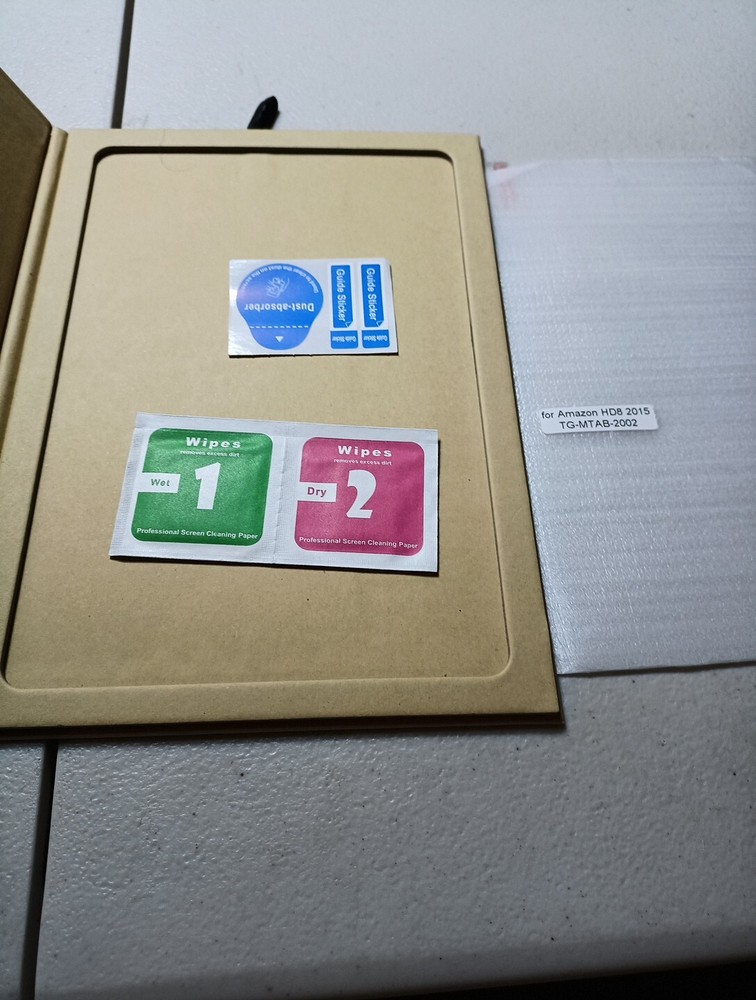 Amazon Fire HD 8 Tablet Tempered Glass Screen Protector 2015