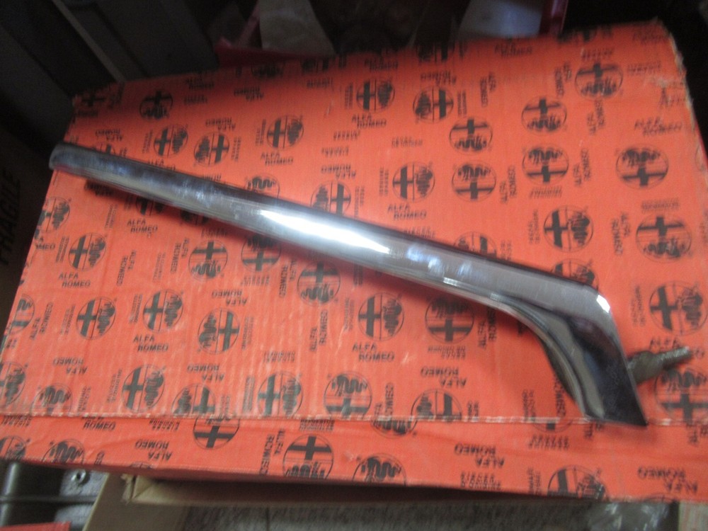 Genuine Alfa Romeo 101 Spider Front Left Window Frame Chrome