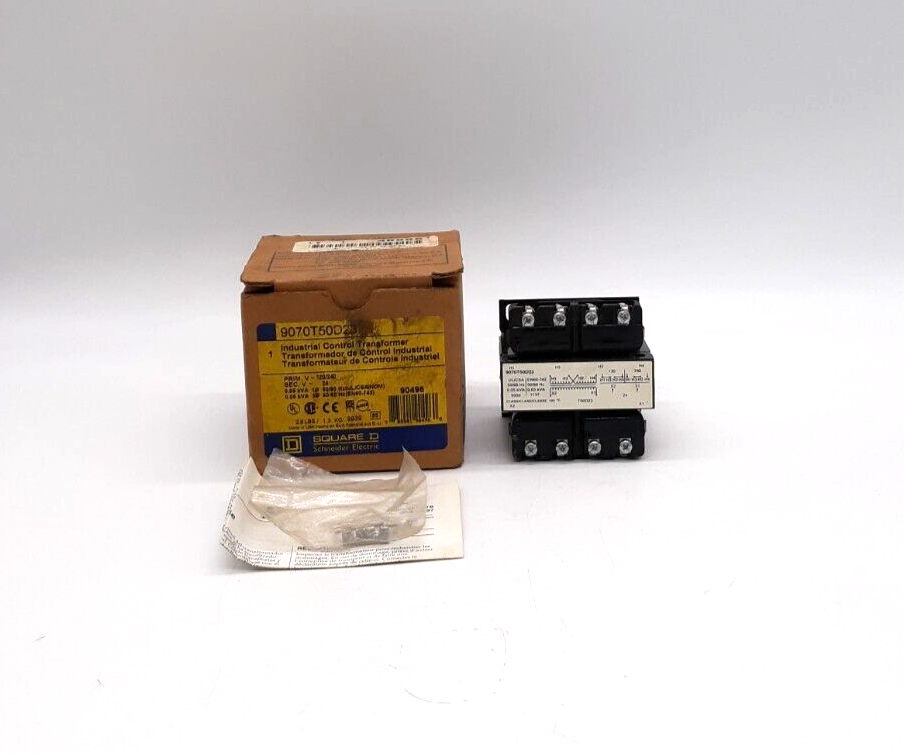 Square D 9070T50D23 Control Transformer