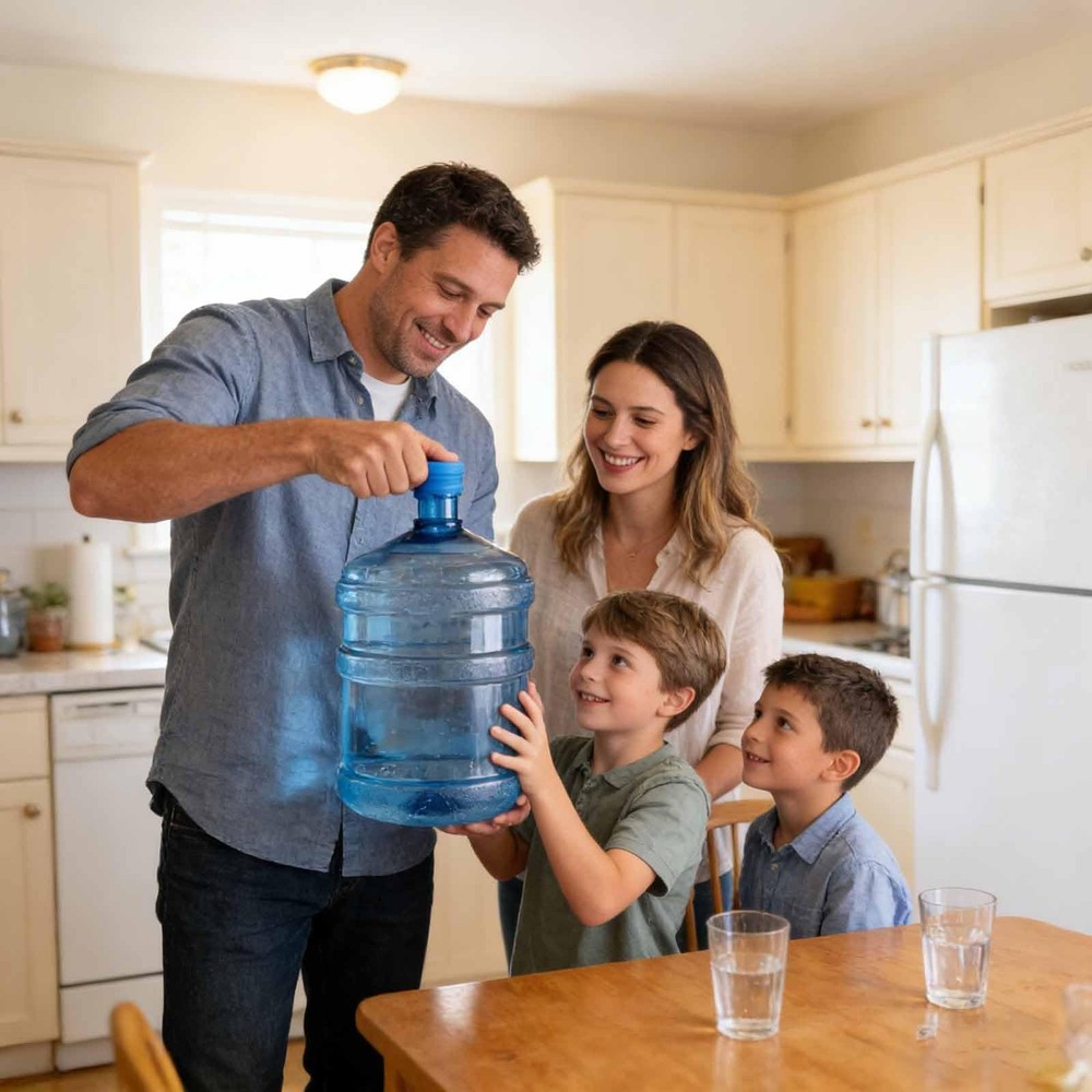 3 Pack Reusable 3 & 5 Gallon Water Jug Cap, Upgrade Silicone Reusable Replace...