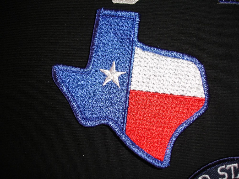 Texas patch set 9 patches Texas flag