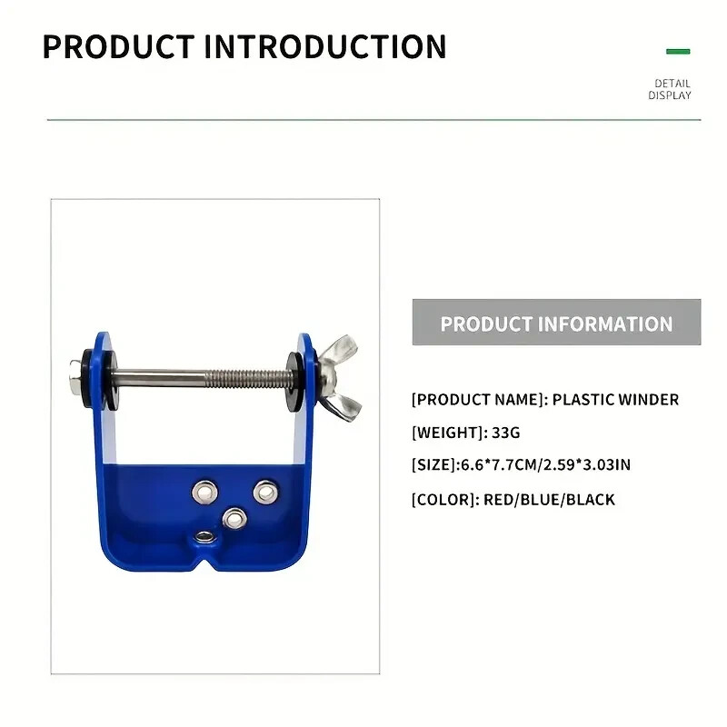 BOW STRING SERVING JIG TOOL BLUE. [ BLPLBSJ661 ]