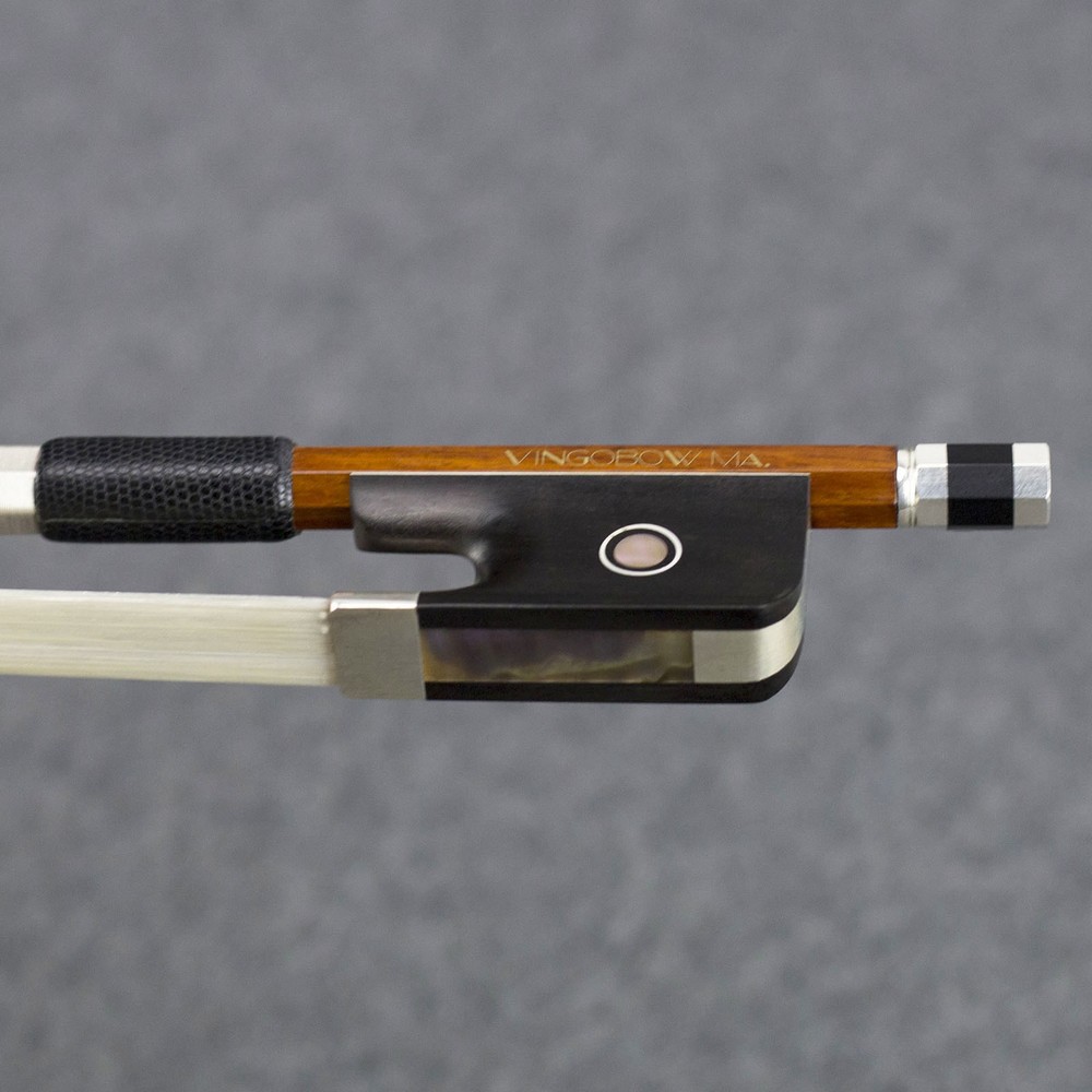 Master Pernambuco Cello Bow Pure Silver Mounted VingoBow OldStore