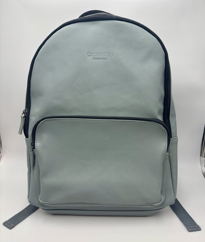 Calvin Klein Parfums Backpack Polyurethane Grey - 2 Pocket