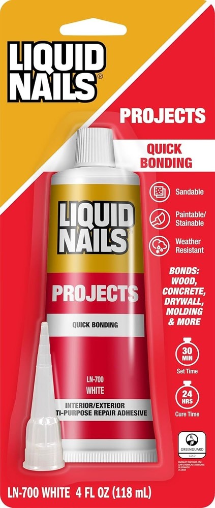 LIQUID NAILS Small Projects 4 -fl oz All purpose Paste Multipurpose Adhesive