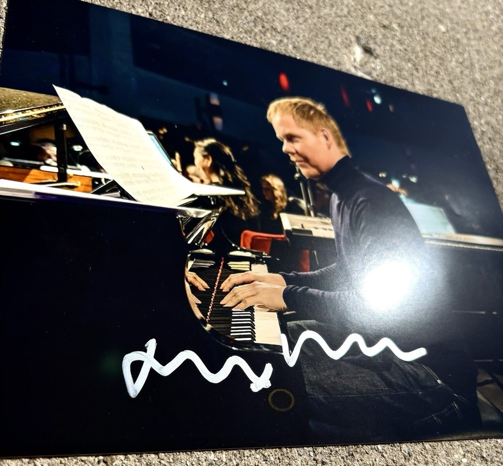 MAX RICHTER Composer SIGNED 8x10 Photo JSA COA C