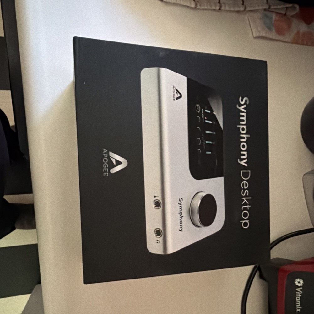 Apogee Symphony Desktop USB Audio Interface Touch Screen DSP 2 Mic Inputs USB-C