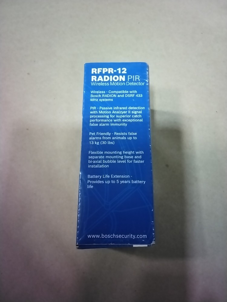 Bosch RFPR-12 PIR Wireless Motion Detector 12m Range