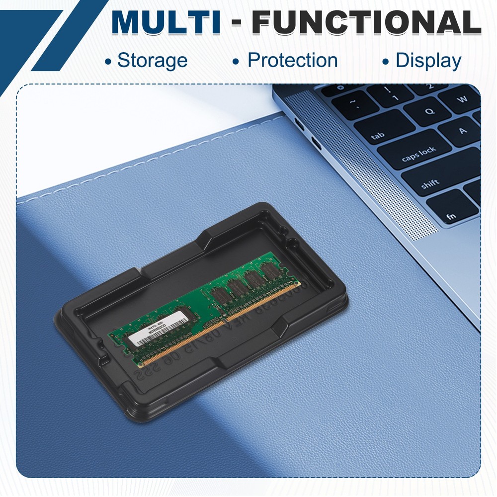 10Pcs Notebook DRR4/DDR5 Memory RAM Module Case Clamshell Antistatic Tray