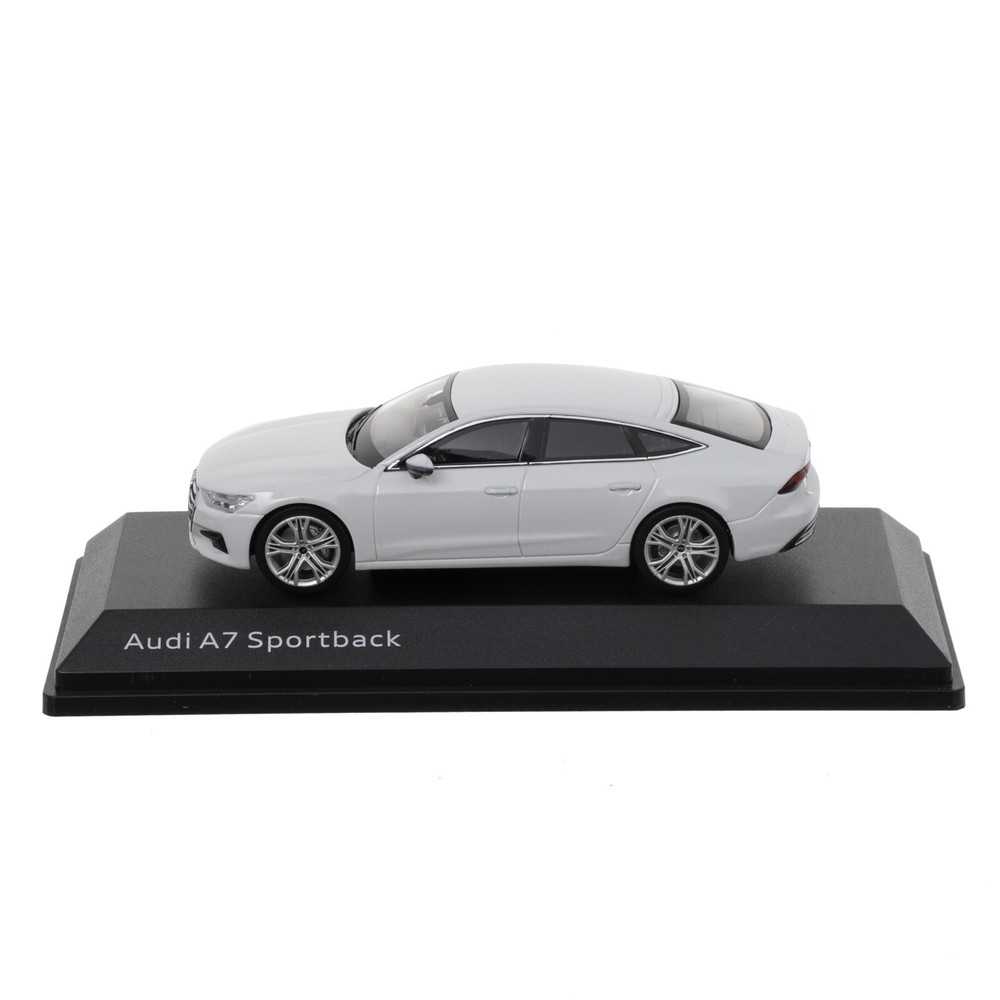 White Audi A7 Sportback 1.43 Car Model