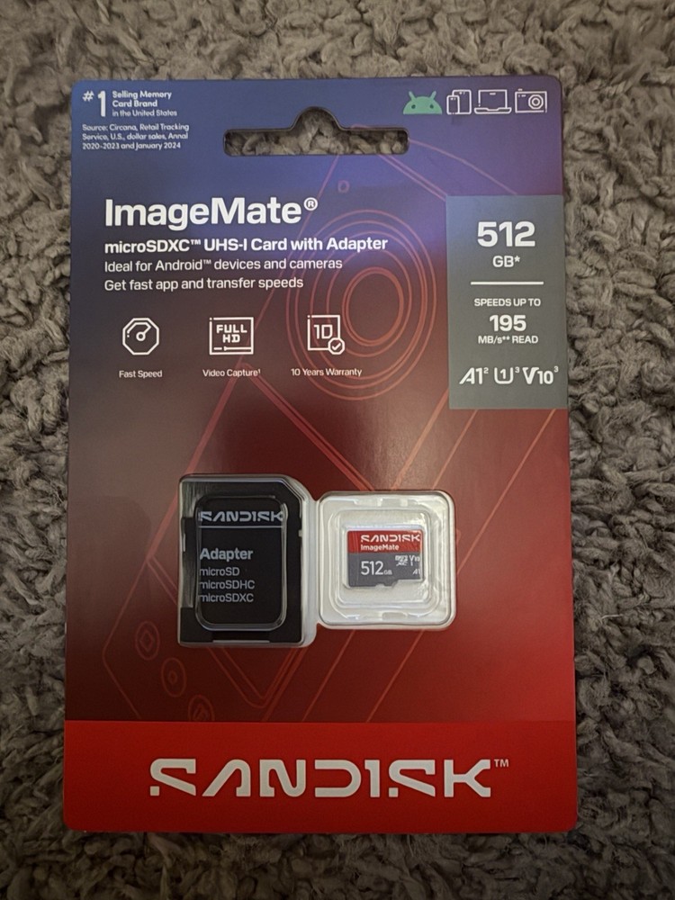 SanDisk imageMate 512GB microSDXC UHS-I Memory Card