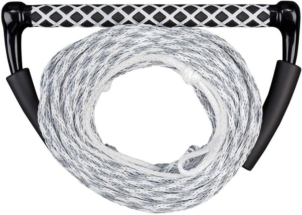 Wakeboard/Kneeboard Rope with Handle,Grey