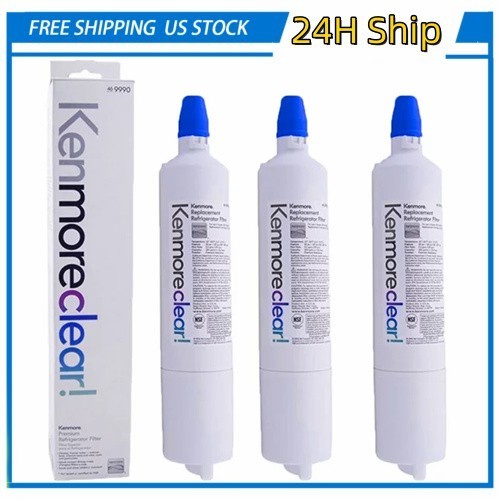 3 Pack Kenmore 9990 Refrigerator Water Filter