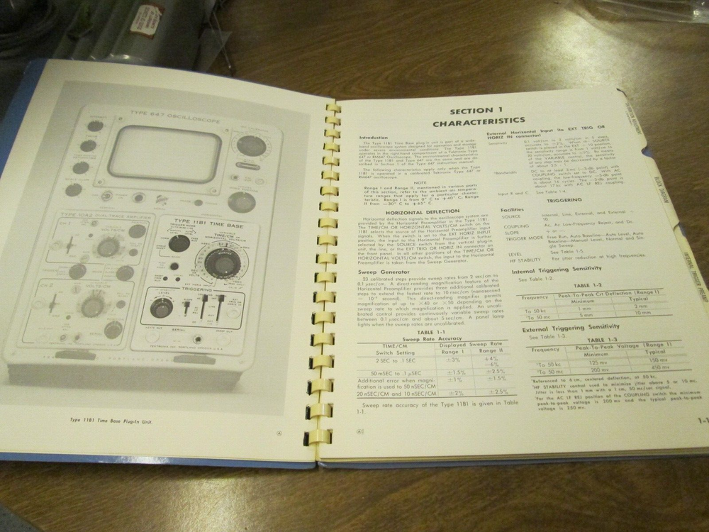 Tektronix Type 11B1 Time Base Instruction Manual
