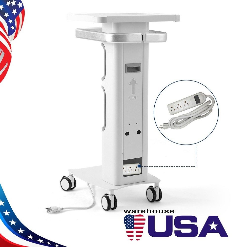 Dental Multi-Function Trolley Mobile Cart for Implant with 360° Lockable Wheels