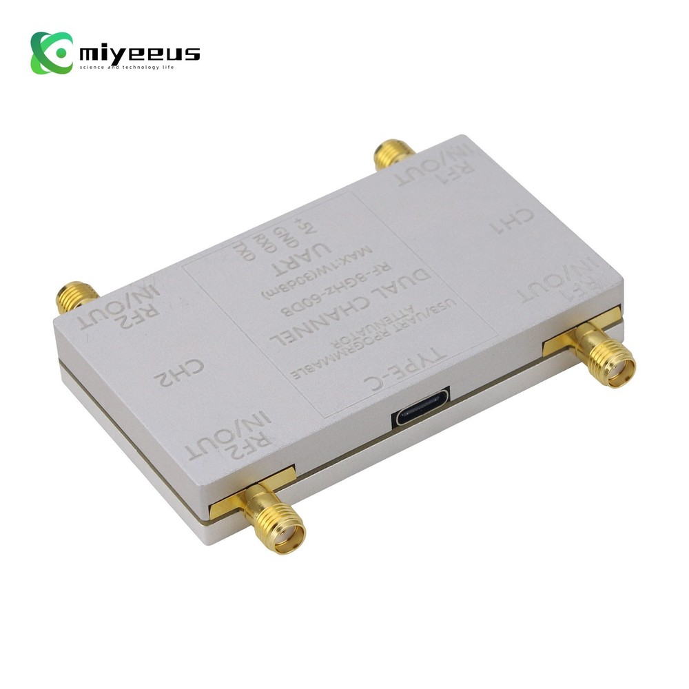 RF-8GHz-60DB Programmable Attenuator + Type-C Cable + Offline Control Board