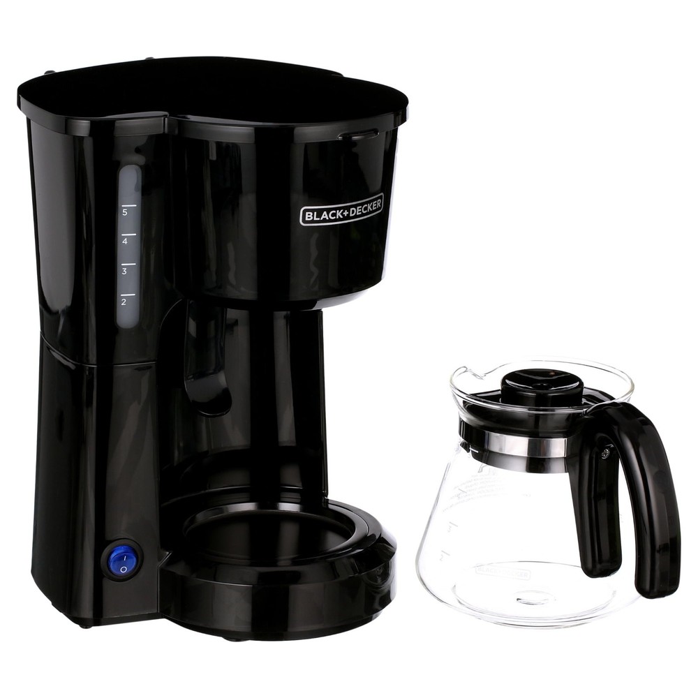 BLACK+DECKER 5-Cup Switch Coffee Maker Programmable with Timer