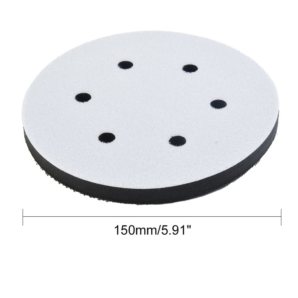 Interface Pad Soft Interface Pad 150mm 6 Hole Power Sander Tools Soft Buffer New