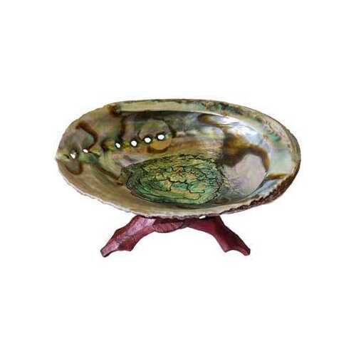 5- 6 Abalone Shell Incense Burner With Stand