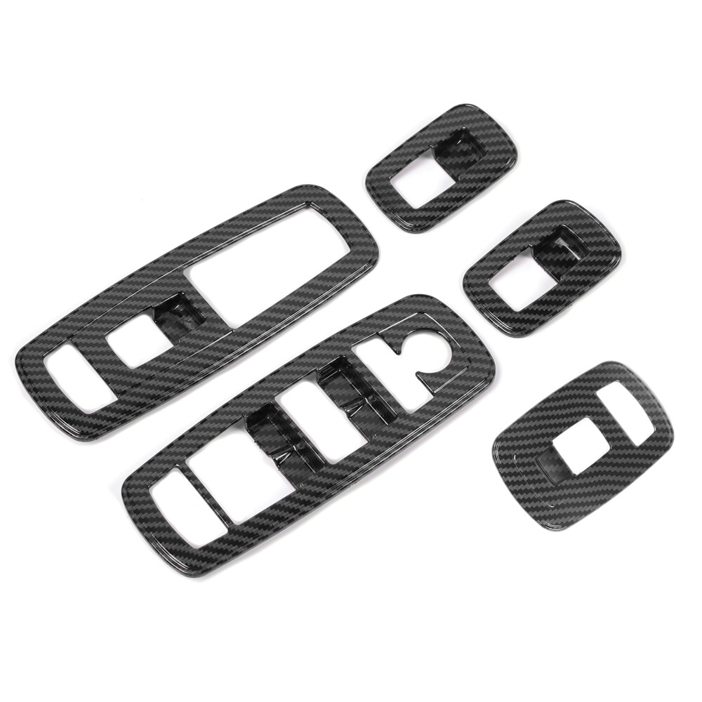 ✅Window Lift Switch Button Panel Cover Trim for Dodge Ram 1500 2018+ Accessories