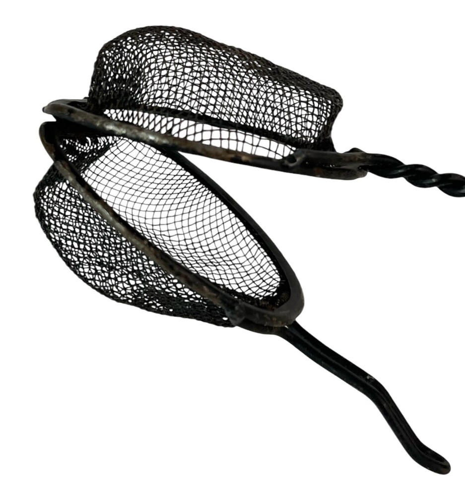 Kitchen Strainer Primitive Long Handle Double Side Soap Sieve Spice Steeper