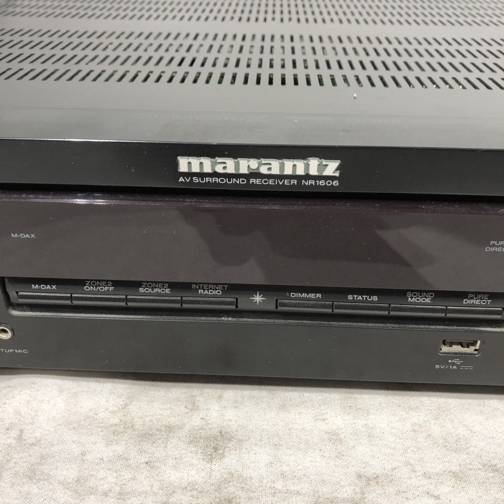 Marantz NR1606 7.2-CHANNEL AV Receiver- Tested, Working