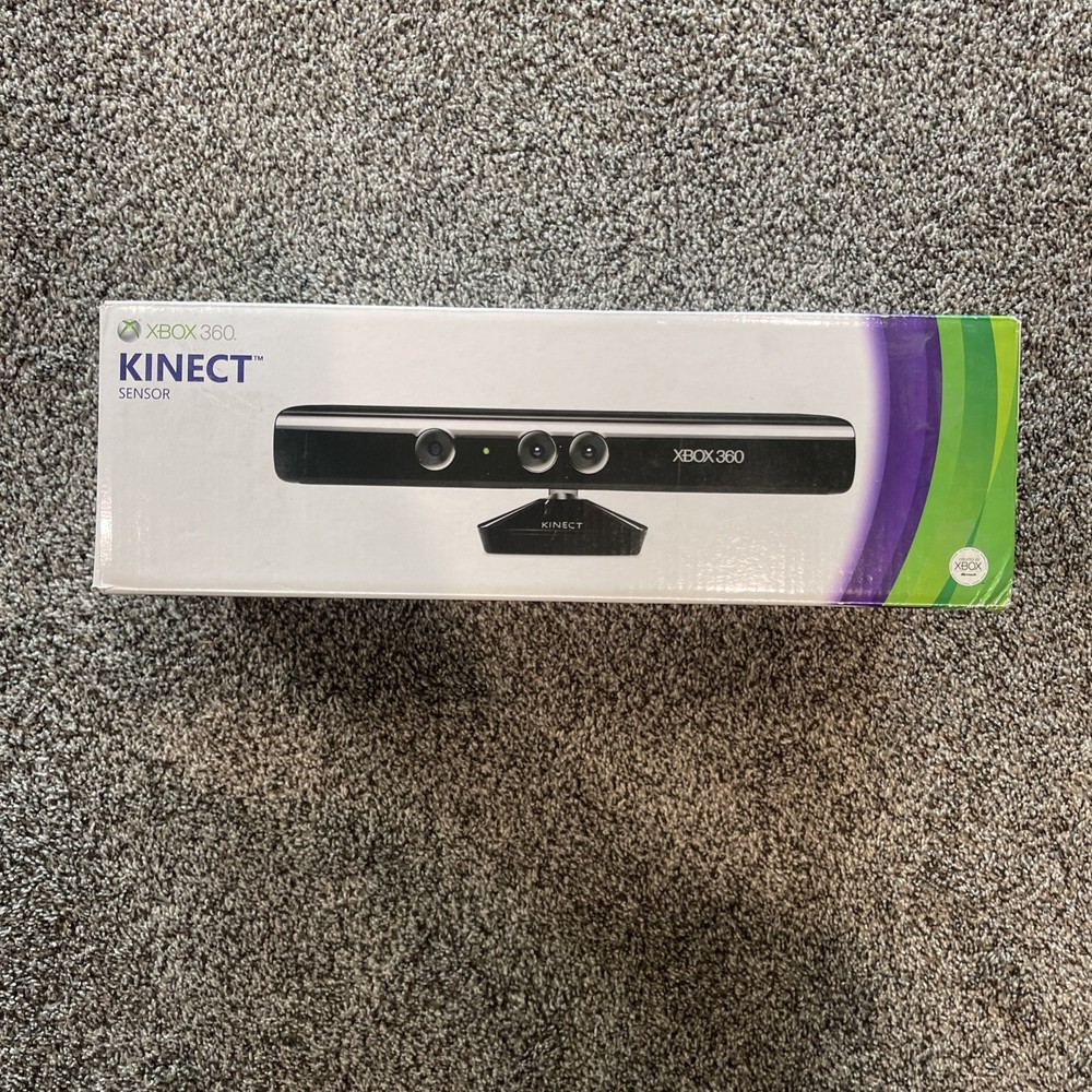 Kinect Sensor Bar - Microsoft Xbox 360 - Complete In Box w/cables