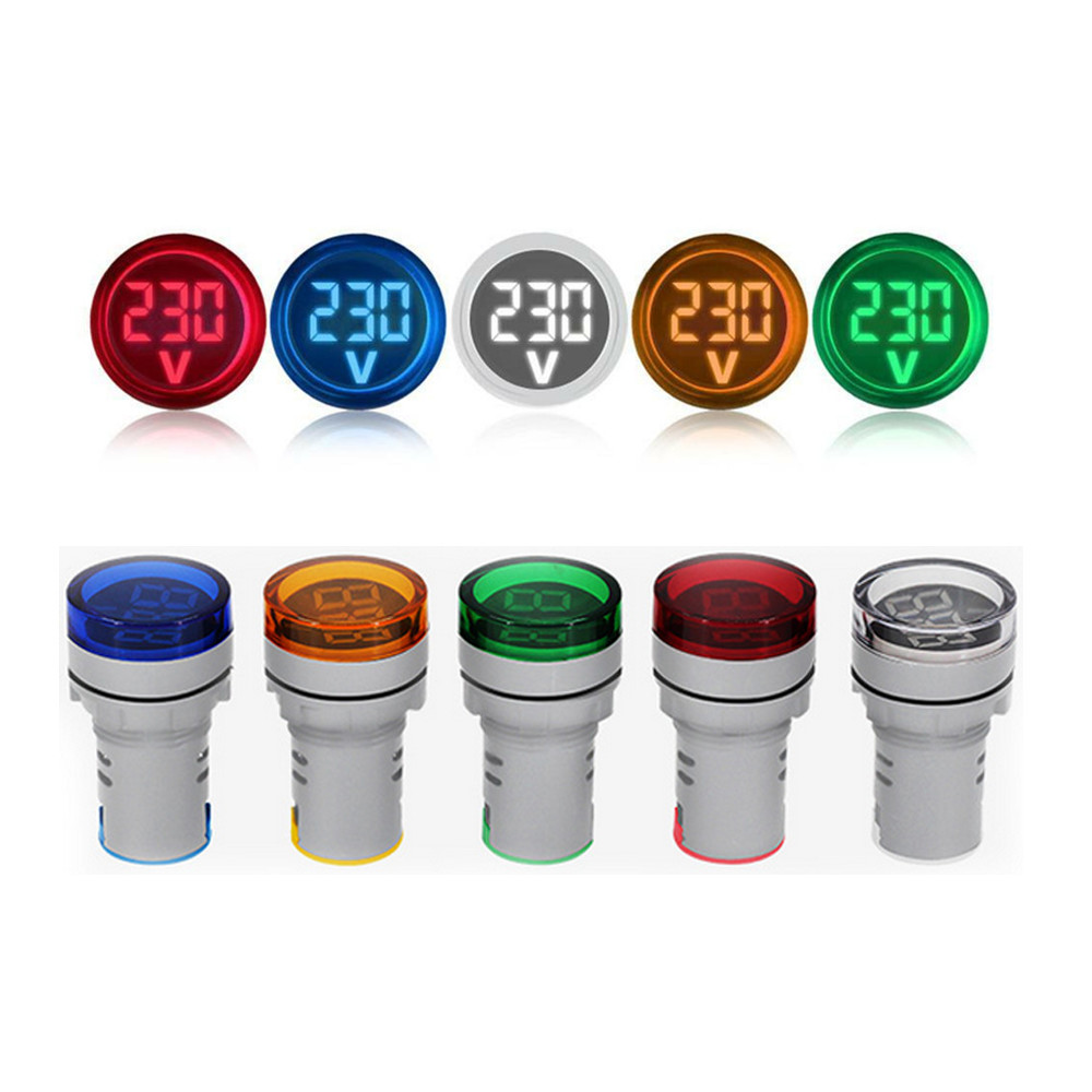 22MM Mini LED Voltmeter Digital Display Voltage Meter Volt Tester DC 6-100V New