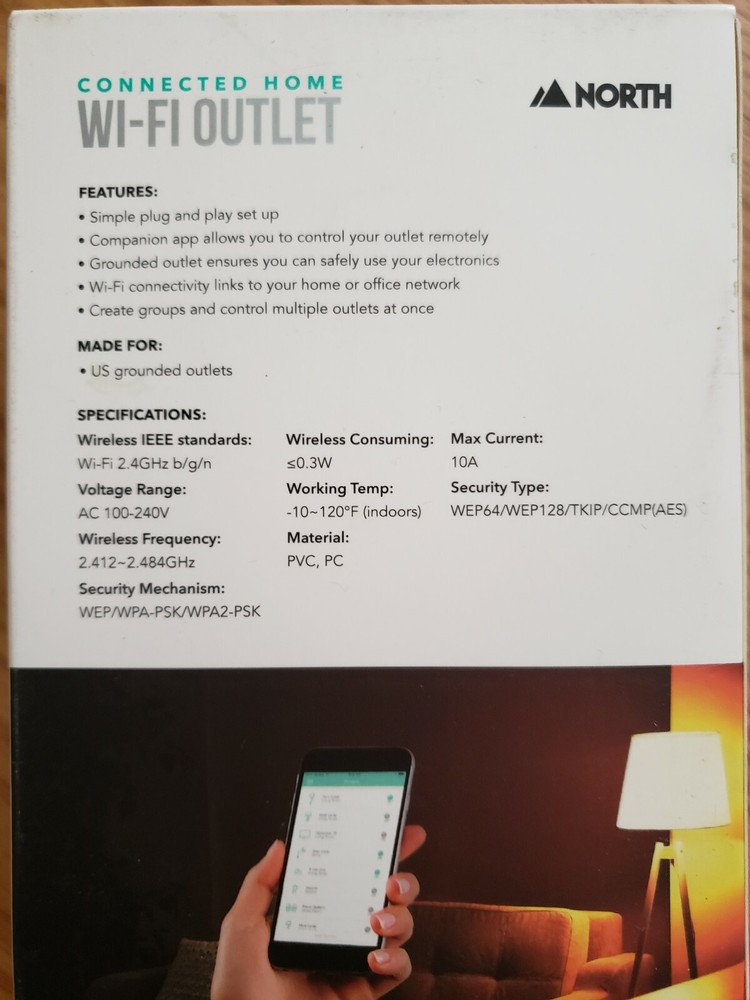 North Wifi Connected Outlet