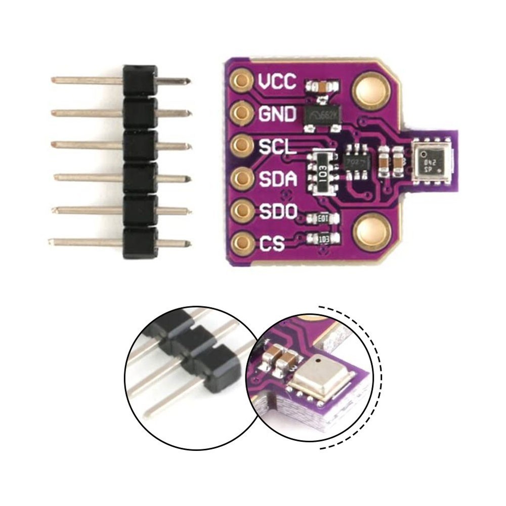 BME680 Sensor Module with Temperature Humidity Pressure and VOCs Detection