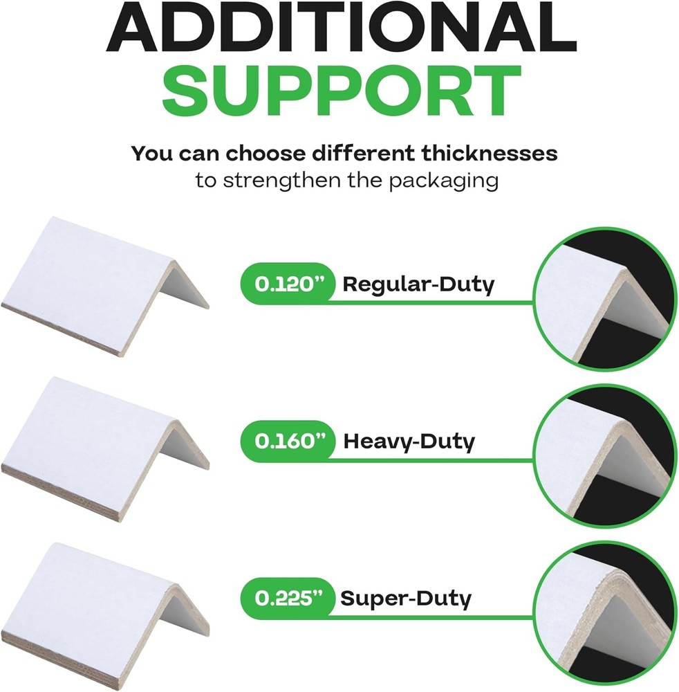 IDL Packaging 2"x2"x3" Medium Duty-0.160", White