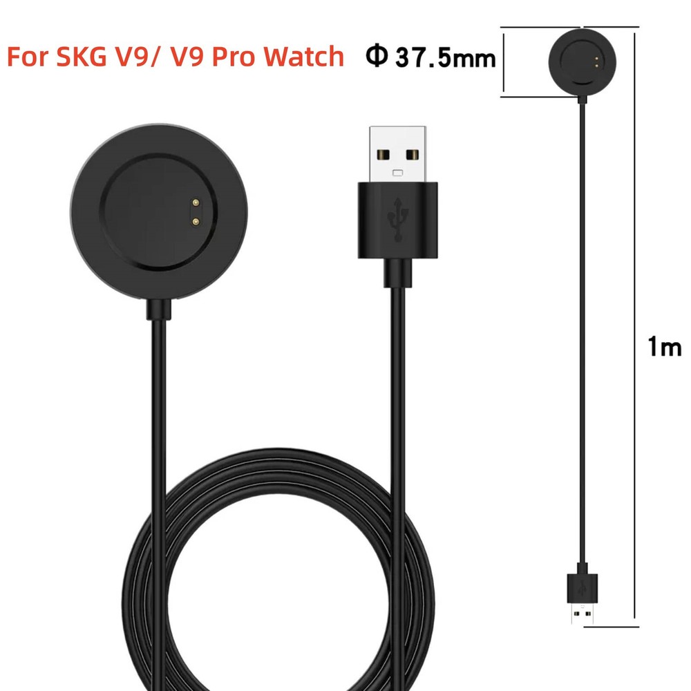For SKG V9/ V9 Pro Watch Magnetic Charger USB Charging Cable Dock Base Accessory